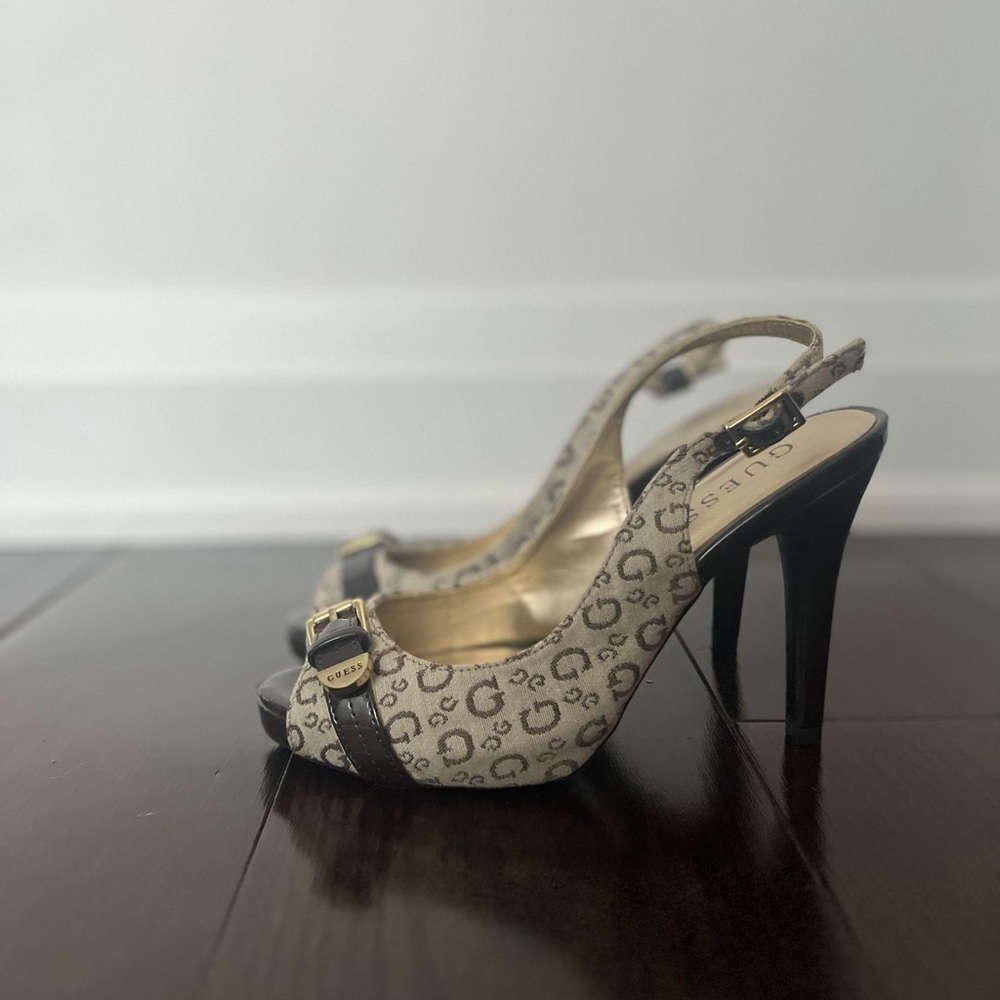 GUESS Peep Toe Heels